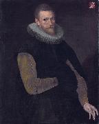 Cornelis Ketel Portrait of Jacob Cornelisz Banjaert oil on canvas